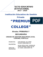 Pei College Premium 2017 2020