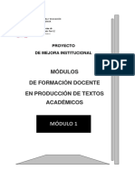 Modulo Formacion Docente