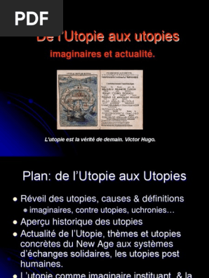 De Lutopie Aux Utopies Georges Bertin Utopia Dystopia - 