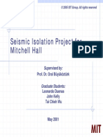 Seismic Isolation Project For Mitchell Hall