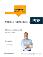 Modelo pedagógico SENA: aprendizaje significativo y formación profesional integral