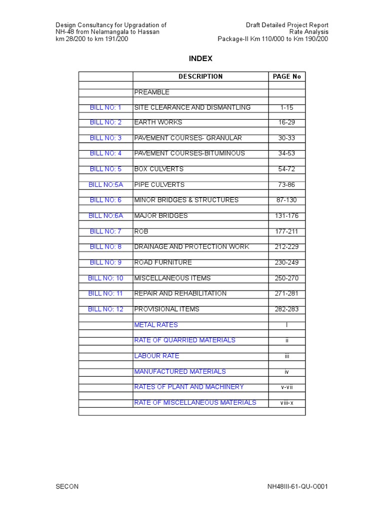 RATE ANALYSIS BOOK PDF visual data 3