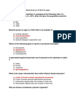 Biological Science Major - Part 10