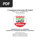Download Organismi eletti al 1 Congresso di SEL Napoli - Napoli 17 ottobre 2010 by Sel Con Vendola Campania SN39602992 doc pdf