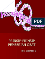 Kel 3 Prinsip Prinsip Pemberian Obat