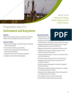 Programme Area N°11: Environment and Ecosystems