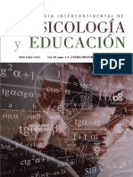 Revista Intercontinental de Psicología y Educación Vol. 20, núms 1 y 2 