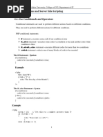 Chapter 2 HTML Forms and Server Side Scripting PDF