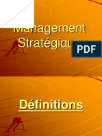 Cours de Management Strategique