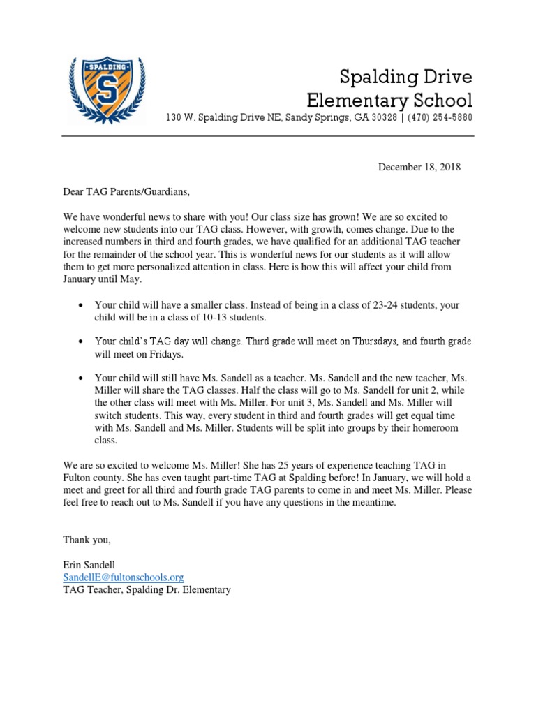 Spalding Drive Elementary School PDF