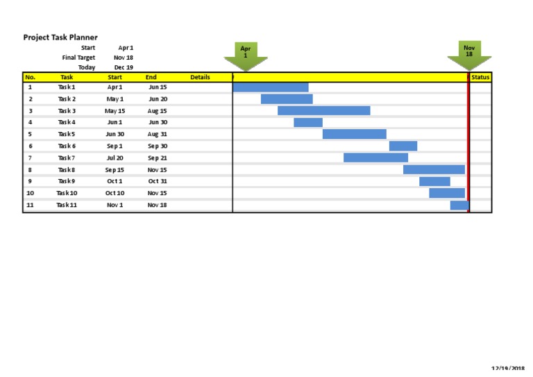 Visual Project Task Planning | PDF | Business