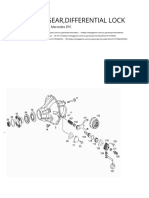 Differential Gear, Differential Lock: HA 741.710 / Spare Parts Catalog Mercedes EPC