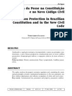 A Tutela Da Posse Na Constituição