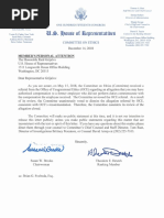 OCE letter dismissing complaint against Grijalva