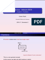 Calculus - Telecom BCN: Chapter 2. Functions