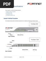 FortiGate LED Specs