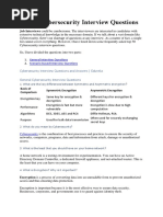 Top 50 Cybersecurity Interview Questions