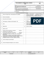 021 - Anotação de Enfermagem em Unidade de Internação