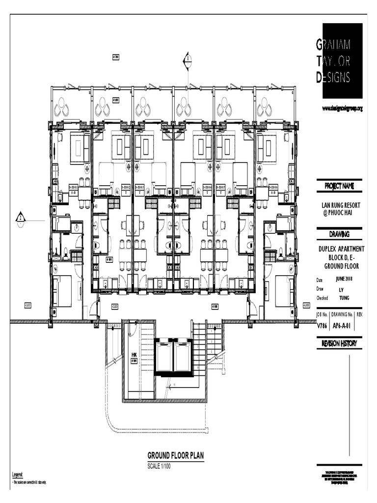 Block DE Layout Plans LAN R NG PHƯ C H I RESORT PDF Real Estate