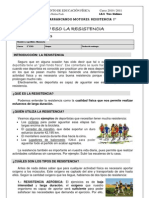 Ficha Resistencia 2ºESO