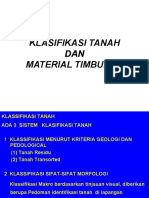 Klassifikasi Tanah Dan Material Timbunan