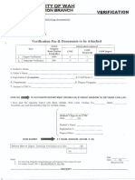 Certificate Attestation Form (IBCC)