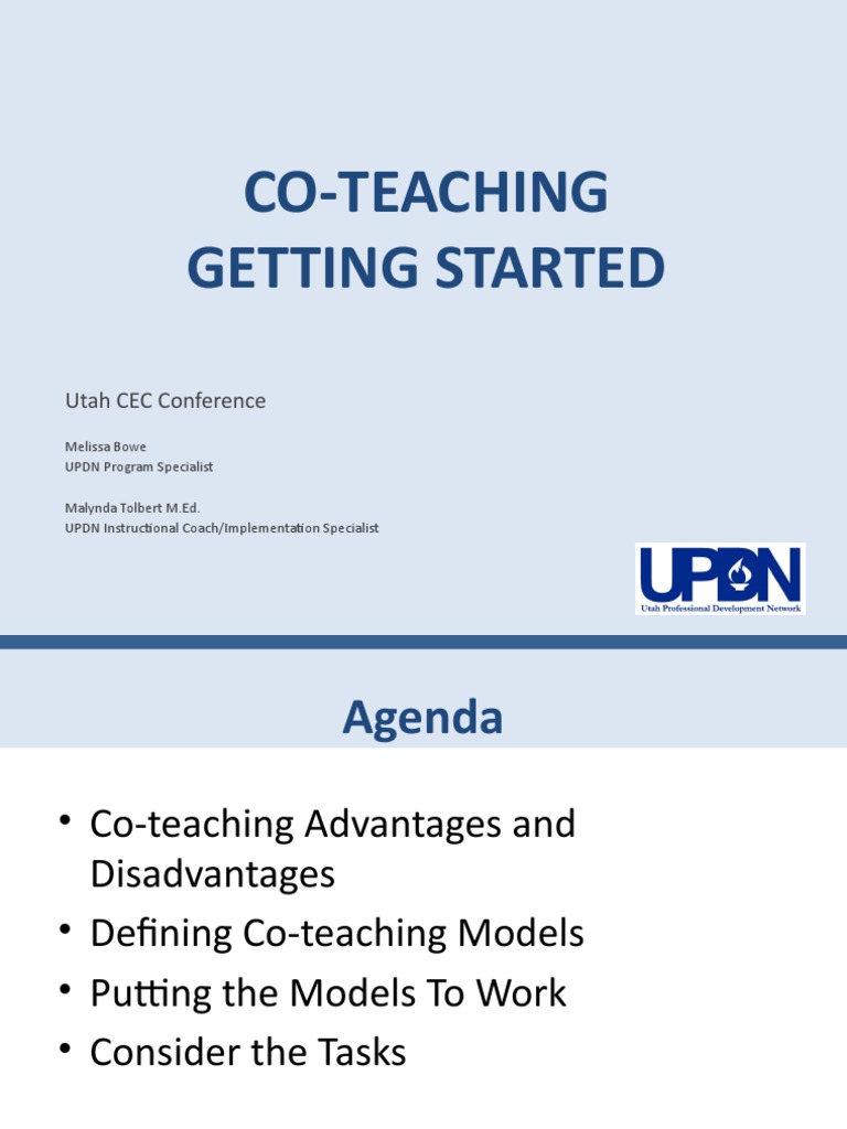 CEC Co-Teaching Powerpoint | PDF | Individualized Education Program ...
