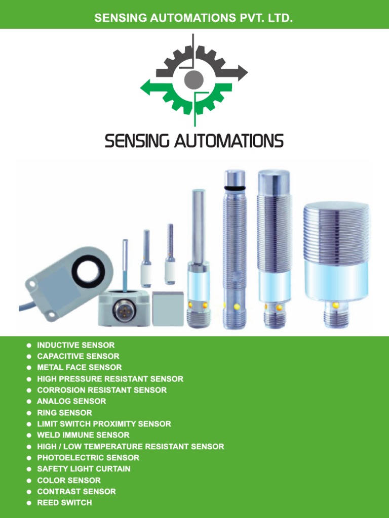 Comprehensive Sensor Solutions Catalog | PDF | Automation | Relay