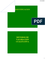 SEMANA 13 Y 14 METODOS Valoración Cualitativa y Cuantitativa