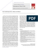 Contemporary Clinical Trials Volume 32 Issue 3 2011 [Doi 10.1016%2Fj.cct.2011.02.002] Venkatesan D. Vidi; Michael E. Matheny; Frederic S. Resnic -- Post-marketing Device Safety Surveillance