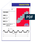 Sheeting profile