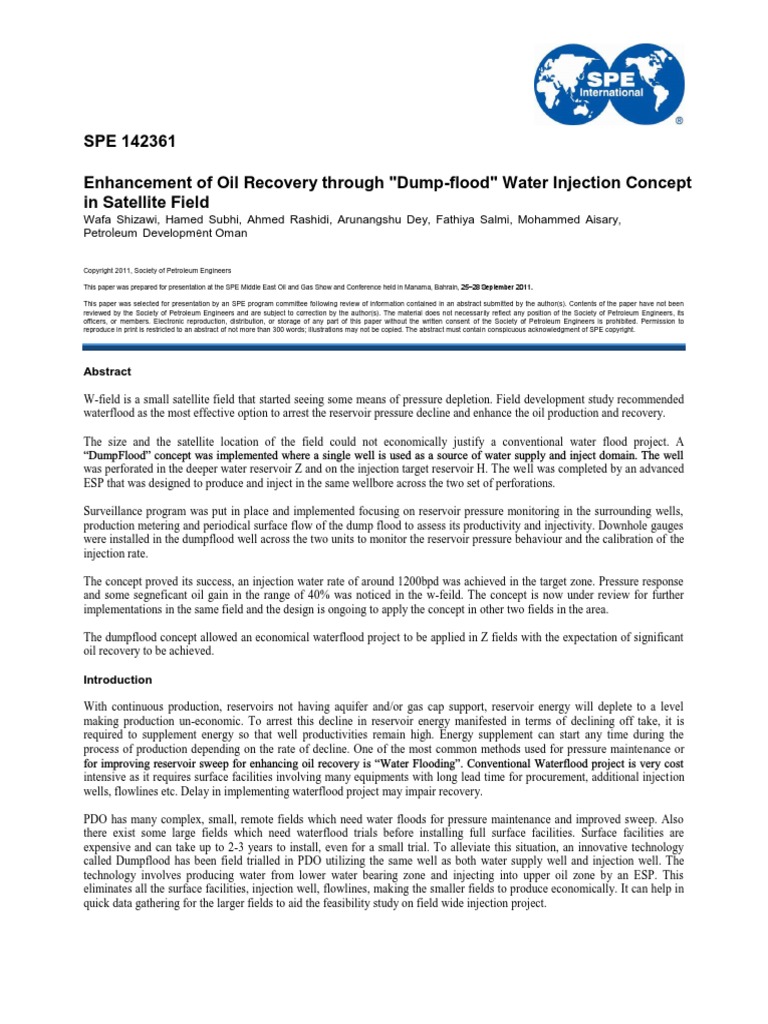 SPE 142361 Enhancement of Oil Recovery Through 