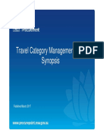 Travel Category Management Plan Synopsis PDF