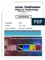 Ee6511 Control and Instrumentation Laboratory PDF