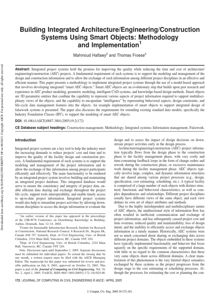 Building Integrated Achitecture | PDF | Object (Computer Science ...