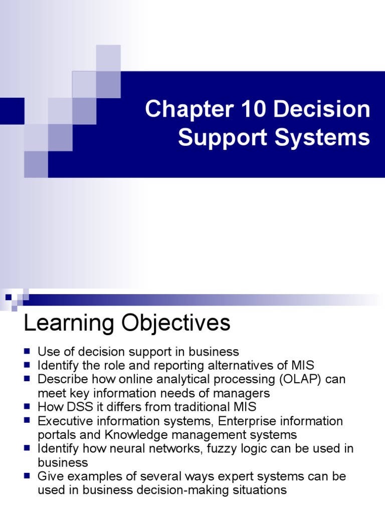 Decision Support Systems in Business | PDF | Decision Support System ...