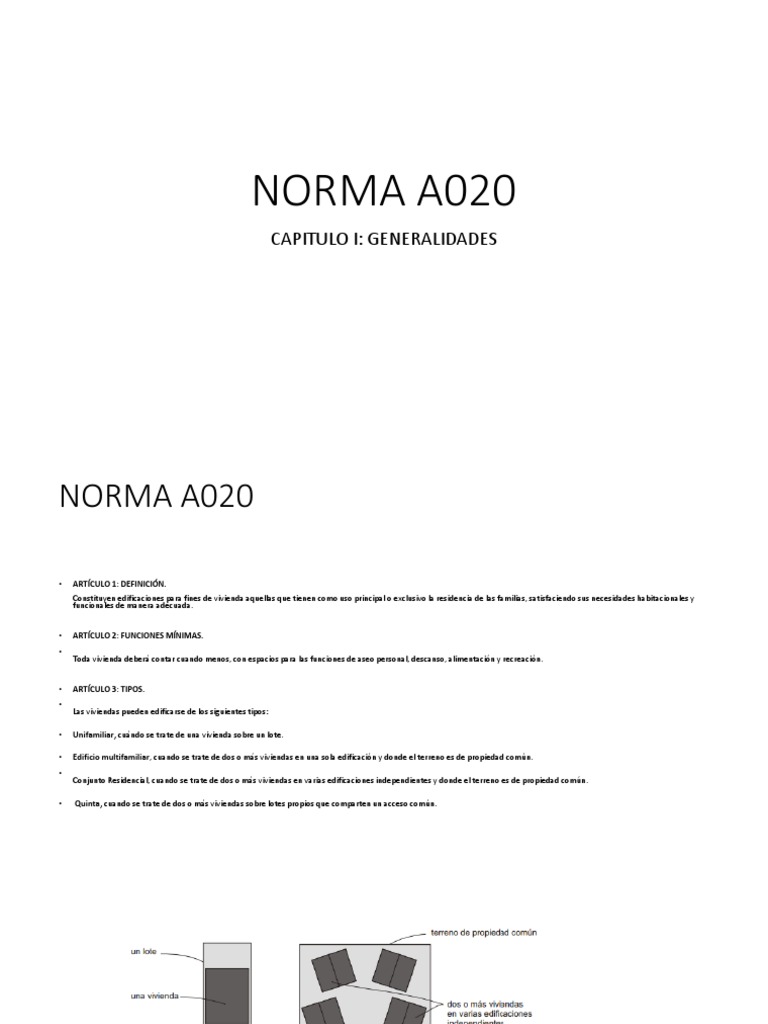 Norma A020: Requisitos para Viviendas | PDF | Ventana | Hotel