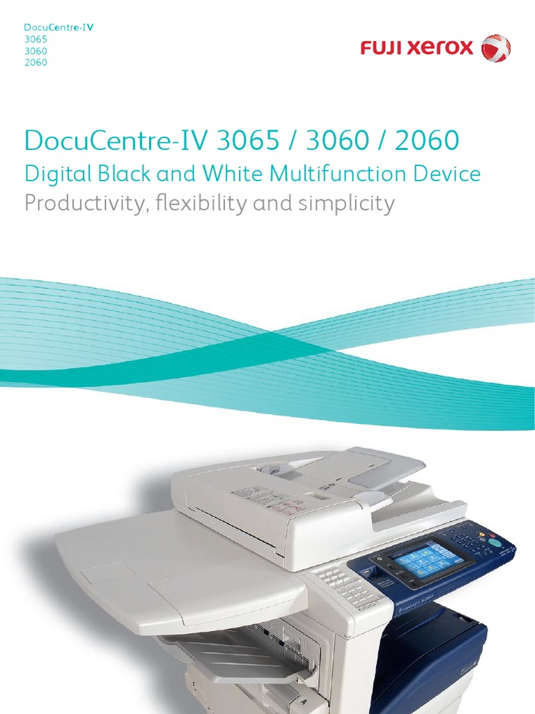 DocuCentre IV-3065 3060 2060 | PDF | Fax | Computer Network