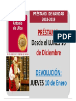 Préstamo especial de Navidad 2018