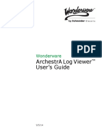 Archestra Log Viewer User'S Guide: Wonderware