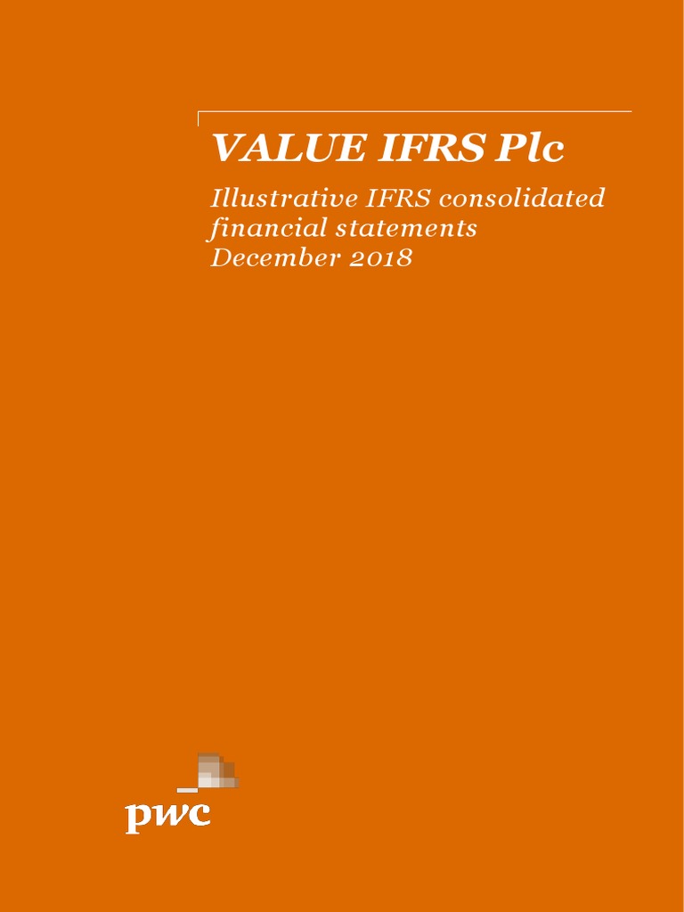 PWC Illustrative Ifrs Consolidated Financial Statements 2018 Year End ...