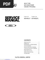 Fujitsu Air Conditioner Service Manual
