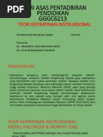 Teori Dan Model Pentadbiran Pendidikan Pdf