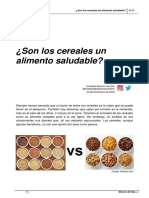 Son Los Cereales Un Alimento Saludable. Jonathan Moreno Del Saz