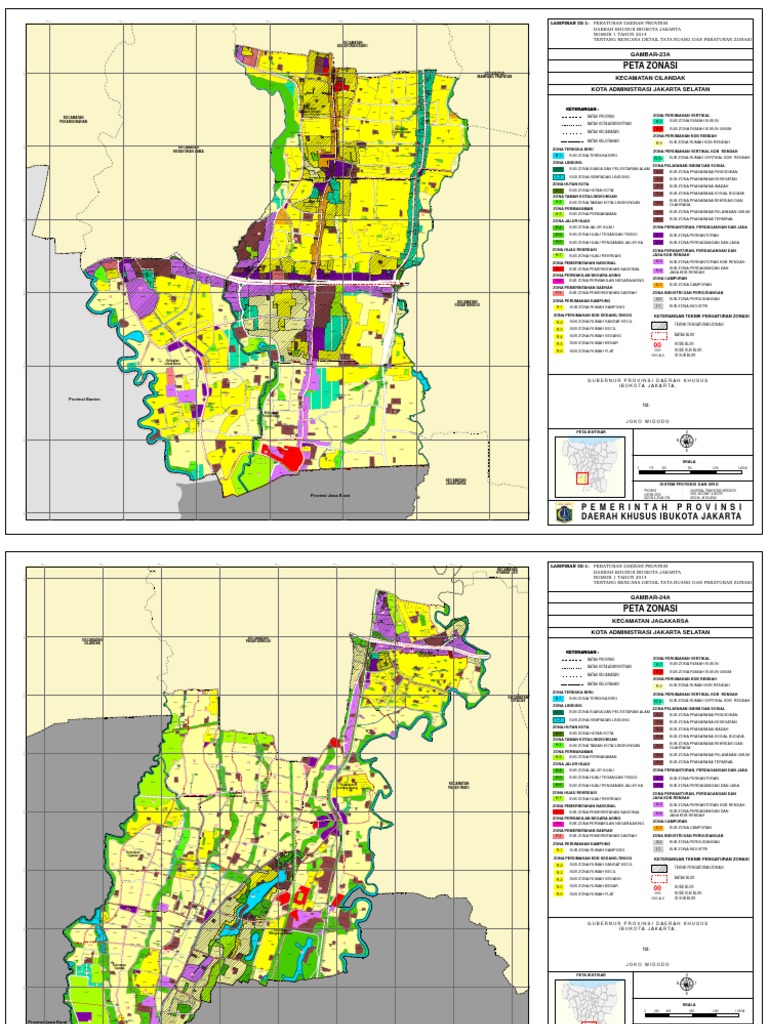 PETA  ZONASI Jakarta  Selatan  pdf