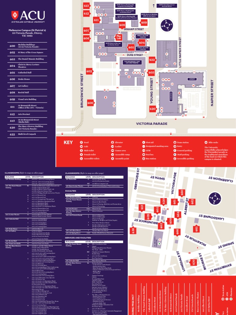 Acu Campus Map PDF