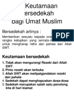 12 Keutamaan Bersedekah (STIKER)