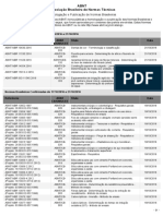 Normas técnicas ABNT atualizadas