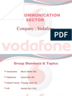Telecommunication Sector: Company: Vodafone
