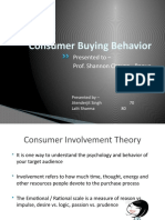 Consumer Involvement Theory